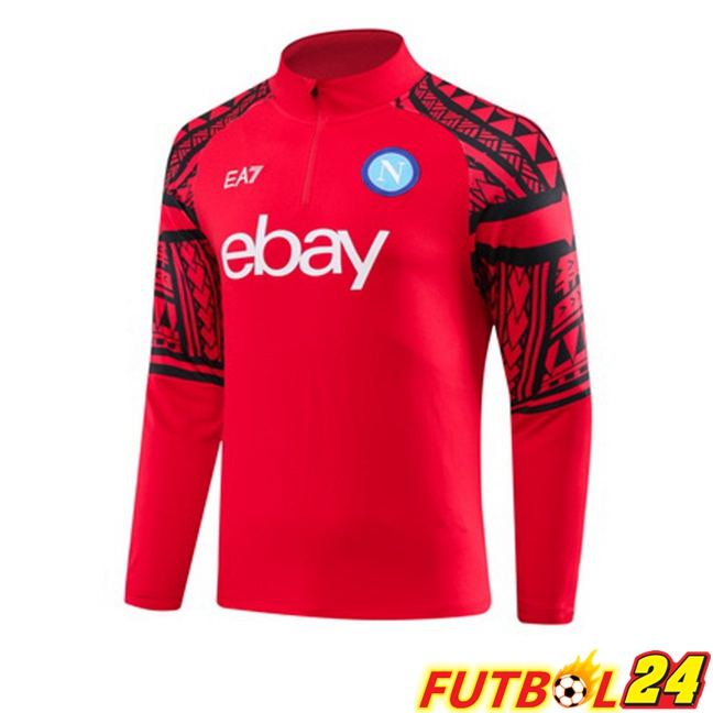 Sudadera De Entrenamiento SSC Napoli Rojo 2023/2024