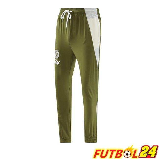 Pantalon Entrenamiento AC Milan Amarillo 2023/2024
