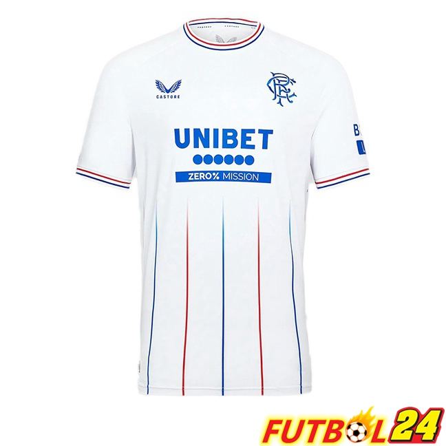 Camisetas De Futbol Rangers FC Segunda Blanco 2023/2024