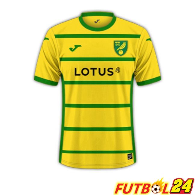 Camisetas De Futbol Norwich City Primera Amarillo 2023/2024