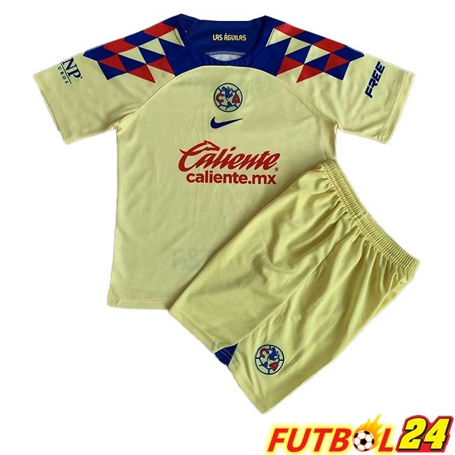 Camisetas De Futbol Club America Ninos Primera Amarillo 2023/2024