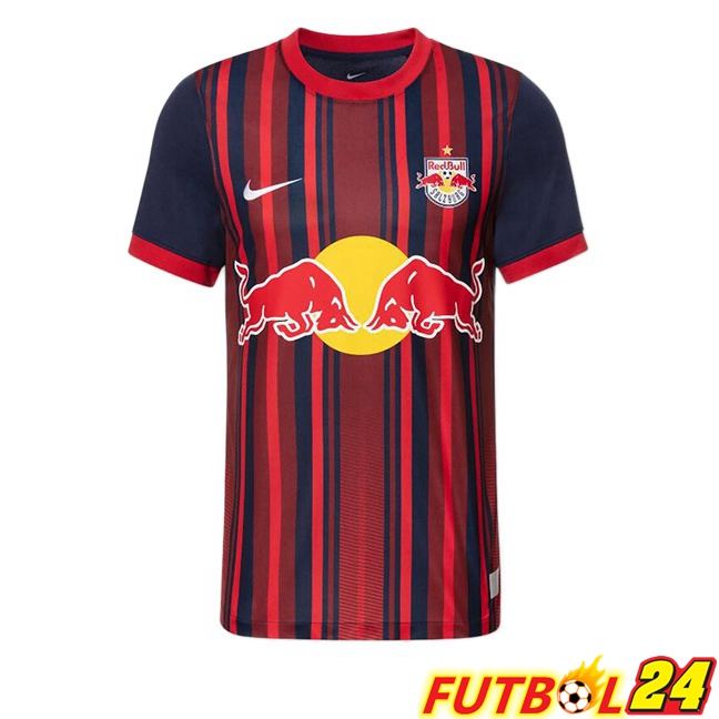 Camisetas De Futbol FC Red Bull Salzburg Segunda Rojo Blau 2023/2024