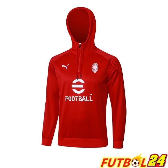 Sudadera Con Capucha AC Milan Rojo 2024/2025