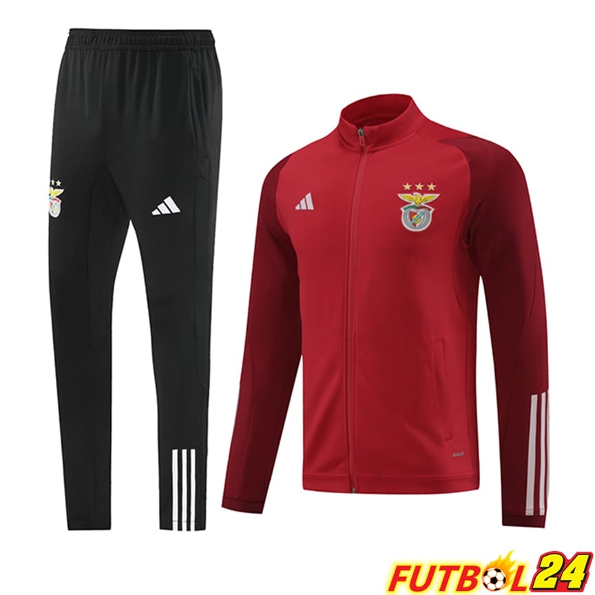 Chandal Equipos De Futbol - Chaqueta Benfica Rojo/Negro 2023/2024