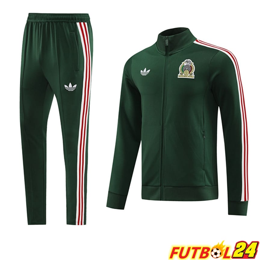 Chandal Equipos De Futbol - Chaqueta México Verde 2024/2025