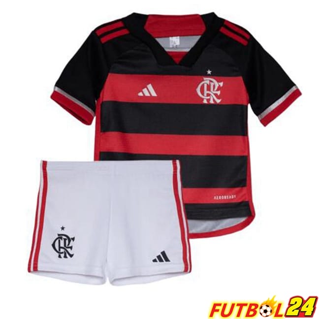 Camisetas De Futbol Flamengo Ninos Primera Rojo 2024/2025