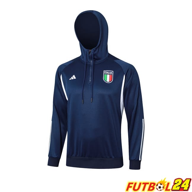Sudadera Con Capucha Italia Azul Real 2024/2025