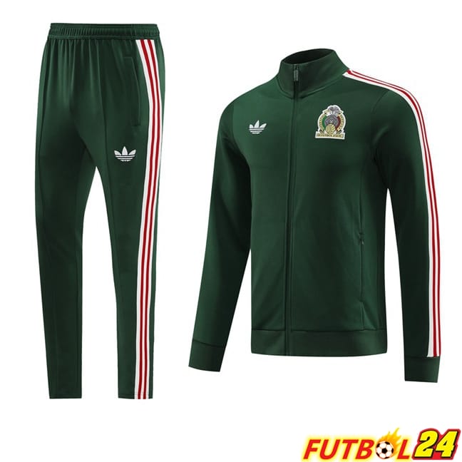 Chandal Equipos De Futbol - Chaqueta México Verde 2024/2025