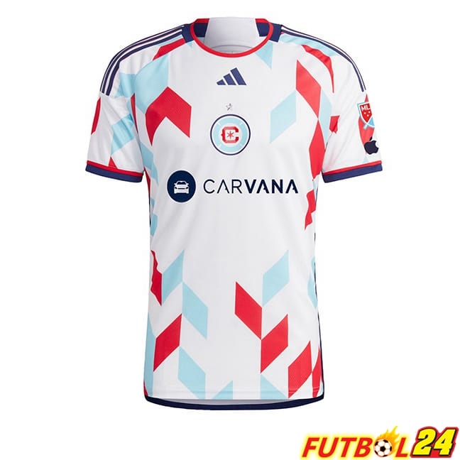 Camisetas De Futbol Chicago Fire FC Segunda Blanco 2024/2025