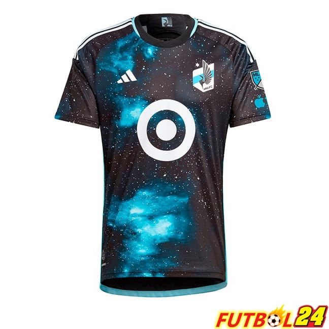Camisetas De Futbol Minnesota United Primera Negro Azul 2024/2025