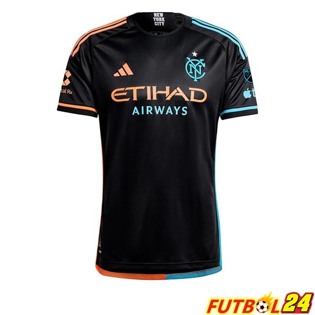 Camisetas De Futbol New York City Segunda Negro 2024/2025