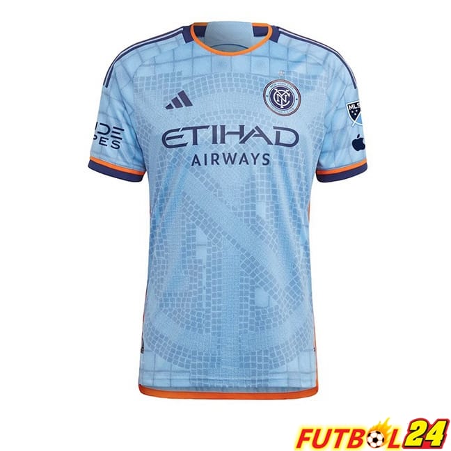 Camisetas De Futbol New York City Primera Azul 2024/2025
