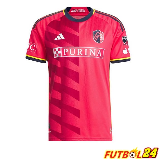 Camisetas De Futbol St.Louis City FC Primera Rojo 2024/2025