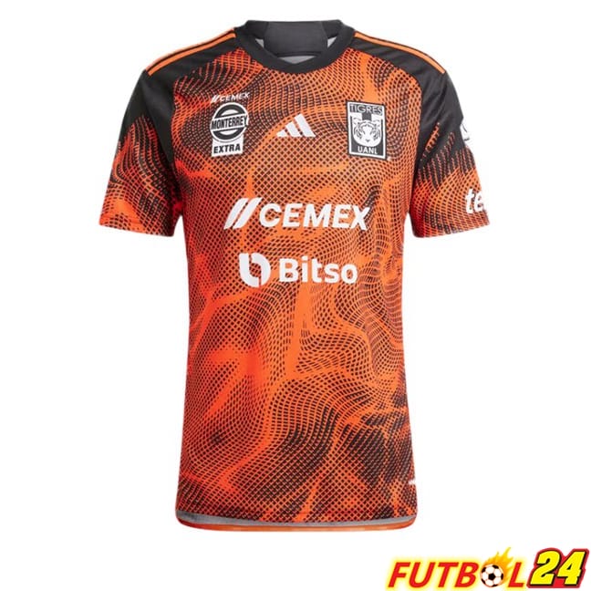 Camisetas De Futbol Tigres UANL Tercera Naranja 2024/2025