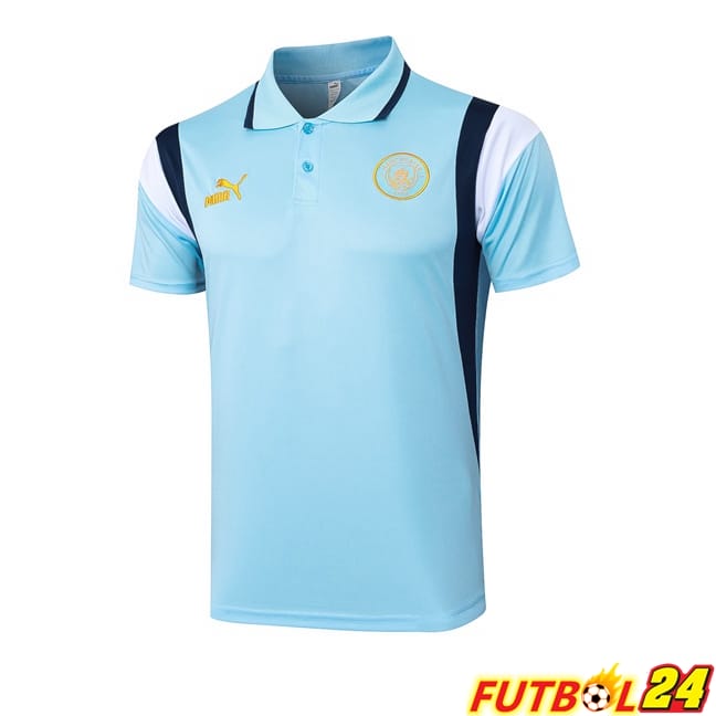 Camiseta Polo Manchester City Azul 2024/2025