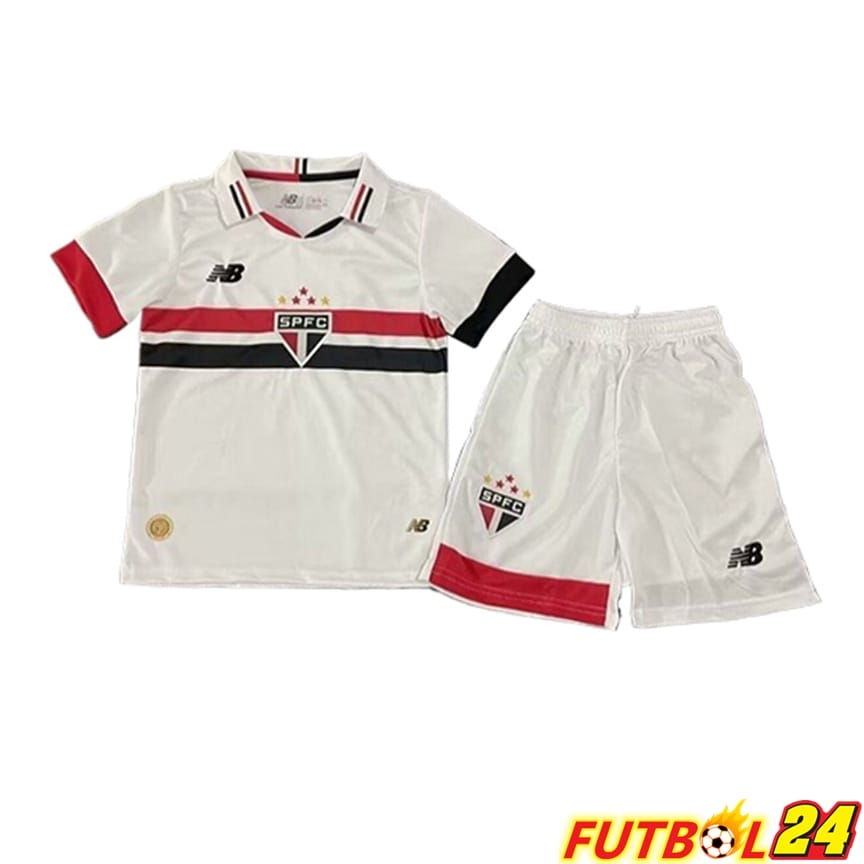 Camisetas De Futbol Sao Paulo FC Ninos Primera 2024/2025