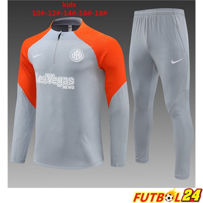Chandal Equipos De Futbol Inter Milan Ninos Gris Naranja 2024/2025