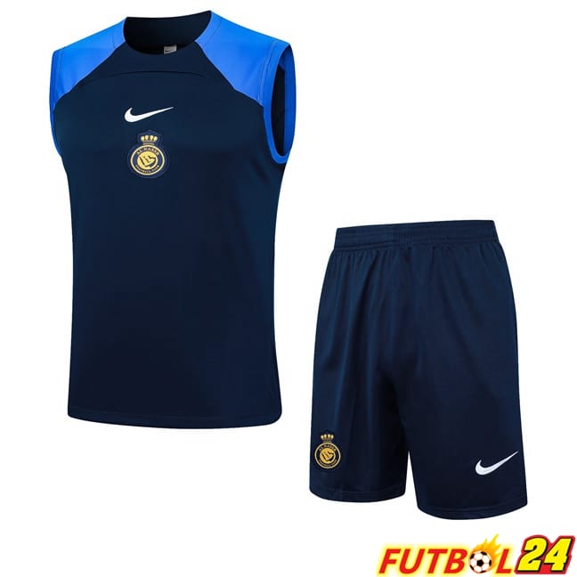 Chalecos De Futbol Al-Nassr FC + Cortos Azul Real 2024/2025
