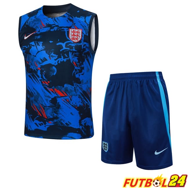 Chalecos De Futbol Inglaterra + Cortos Azul 2024/2025