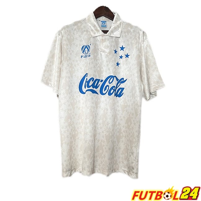 Camisetas De Futbol Cruzeiro EC Retro Segunda Blanco 1993-1994