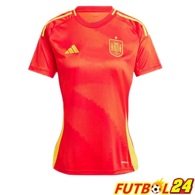 Camiseta Nacional España Mujer Primera Rojo 2024/2025