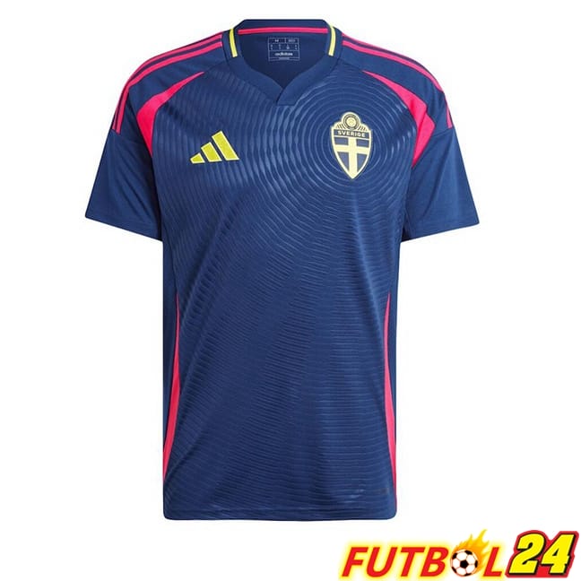 Camiseta Nacional Suecia Segunda Azul Royal 2024/2025