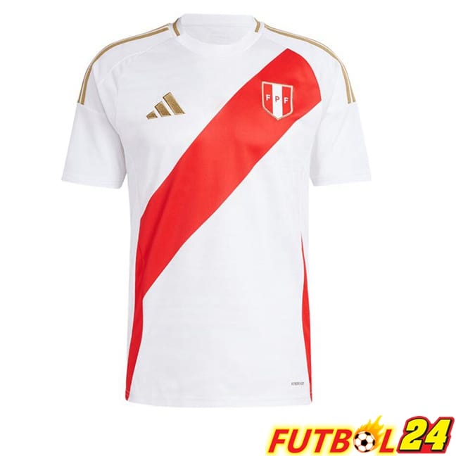 Camiseta Nacional Perú Primera Blanco 2024/2025