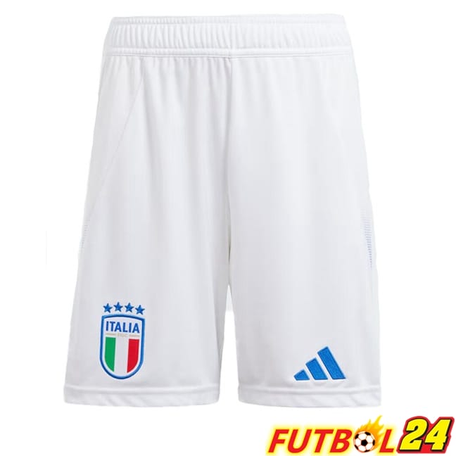 Cortos de Futbol Italia Primera Blanco 2024/2025