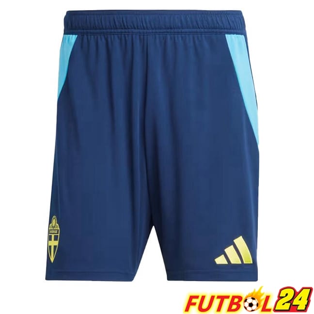 Cortos de Futbol Suecia Primera Azul 2024/2025