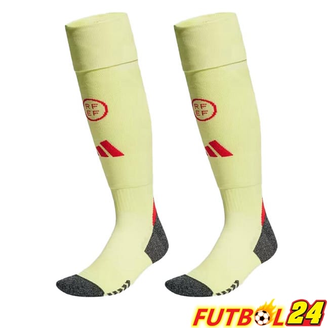 Calcetines De Futbol España Segunda Amarillo 2024/2025