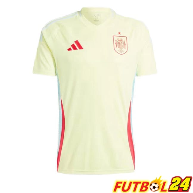 Camisetas De Futbol España Segunda Amarillo UEFA Euro 2024