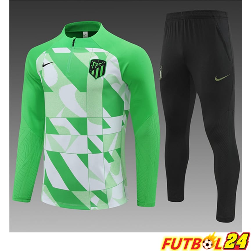 Chandal Equipos De Futbol Atletico Madrid Ninos Verde/Azul Blanco 2024/2025