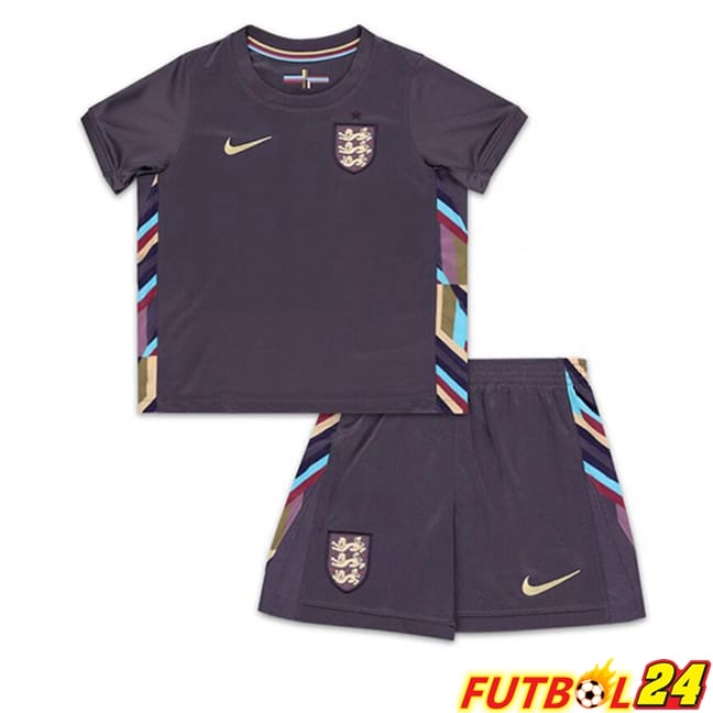 Camisetas De Futbol Inglaterra Ninos Segunda Púrpura 2024/2025