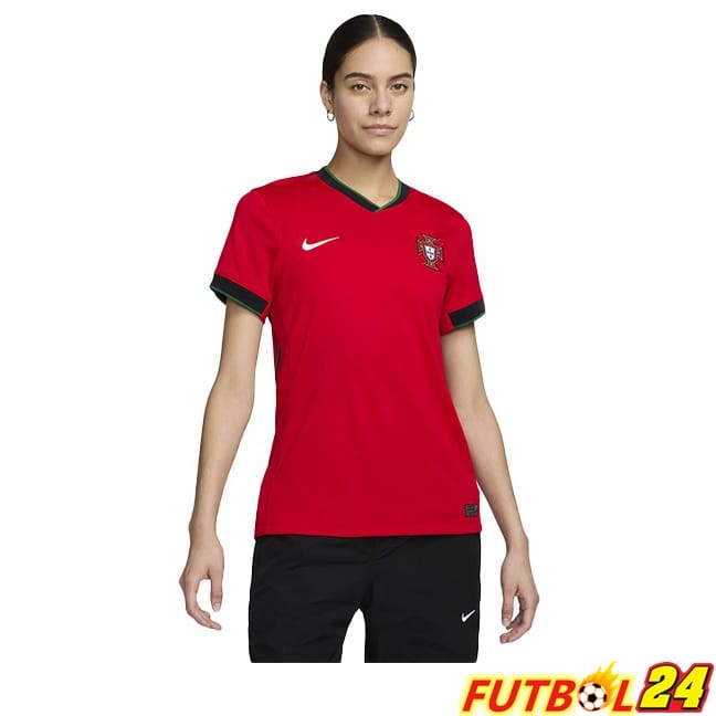 Camisetas De Futbol Portugal Mujer Primera Rojo 2024/2025