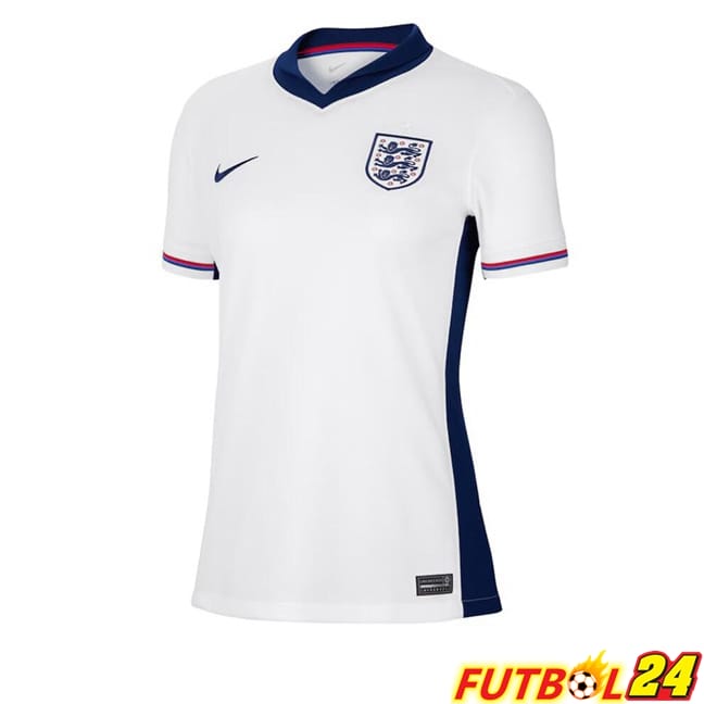 Camisetas De Futbol Inglaterra Mujer Primera Azul Blanco 2024/2025