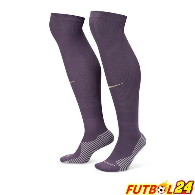 Calcetines De Futbol Inglaterra Segunda Púrpura 2024/2025