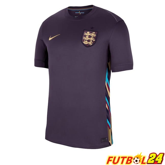 Camisetas De Futbol Inglaterra Segunda Púrpura UEFA Euro 2024