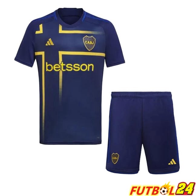 Camisetas De Futbol Boca Juniors Ninos Tercera Azul 2024/2025