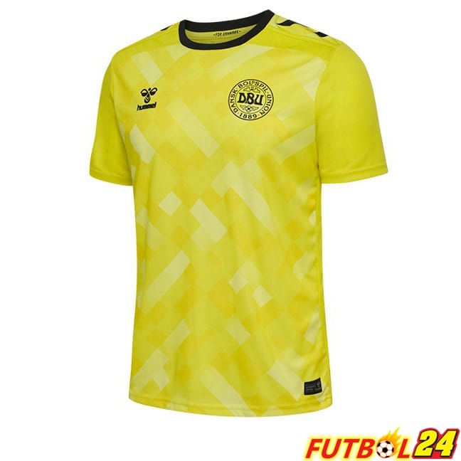 Camisetas De Futbol Dinamarca Portero Amarillo UEFA Euro 2024