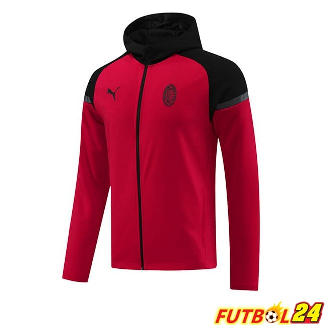 Sudadera Con Capucha AC Milan Rojo 2024/2025