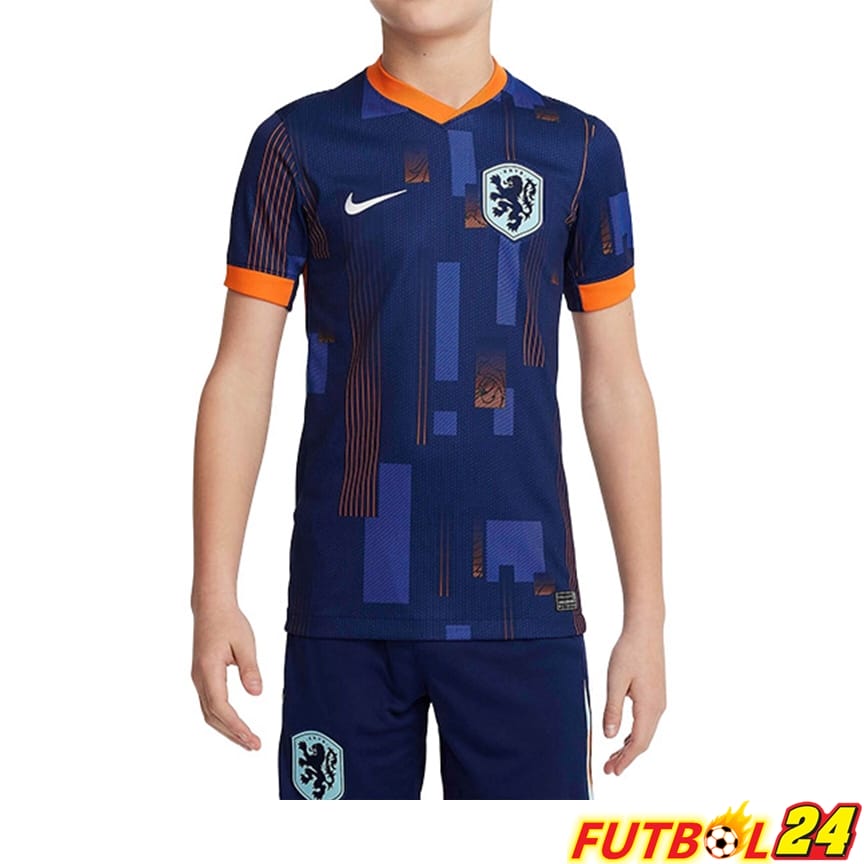 Camisetas De Futbol Países Bajos Ninos Segunda 2024/2025