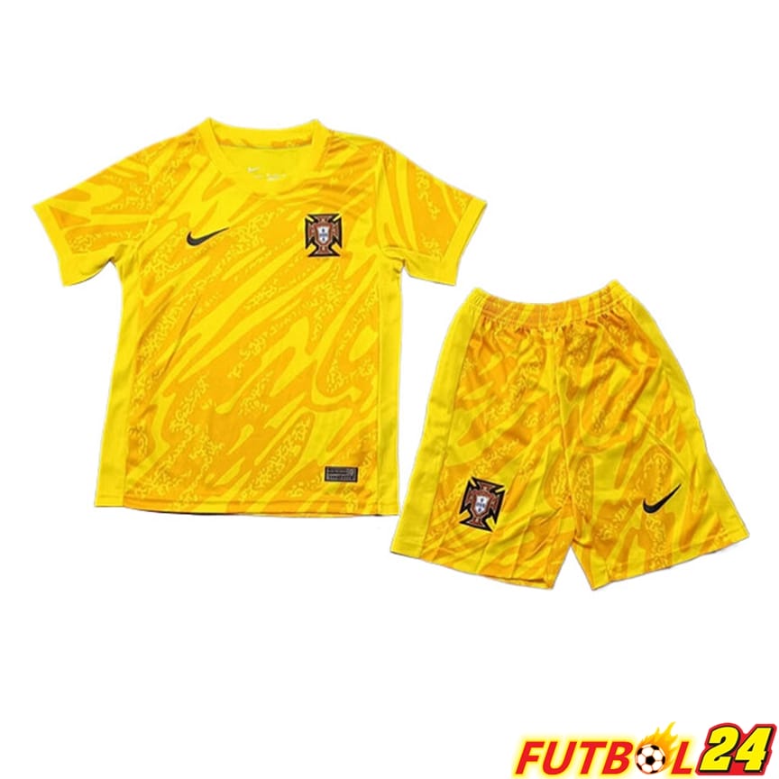 Camisetas De Futbol Portugal Ninos Portero UEFA Euro 2024