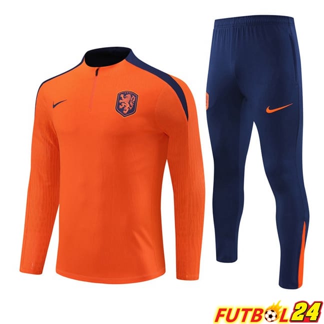Chandal Equipos De Futbol Países Bajos Naranja 2024/2025