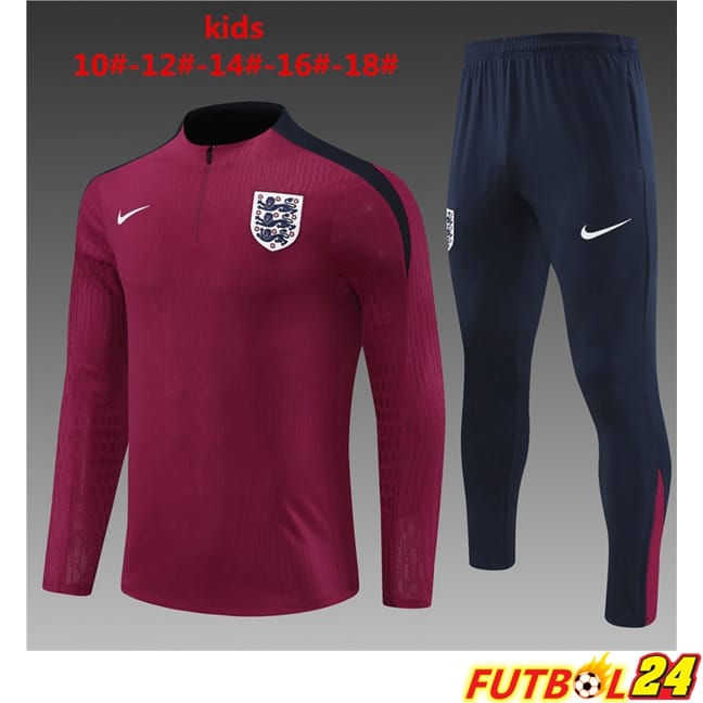 Chandal Futbol Inglaterra Ninos Rojo 2024/2025