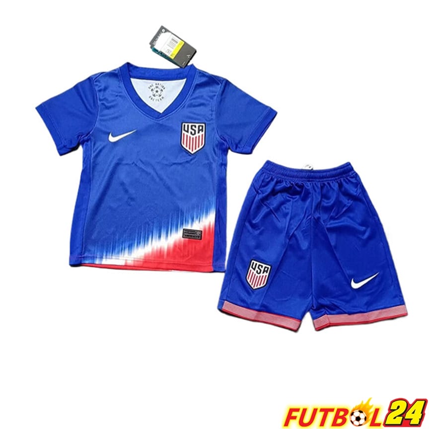 Camisetas De Futbol Estados Unidos Ninos Segunda 2024/2025