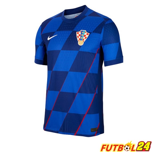 Camisetas De Futbol Croacia Segunda Azul UEFA Euro 2024