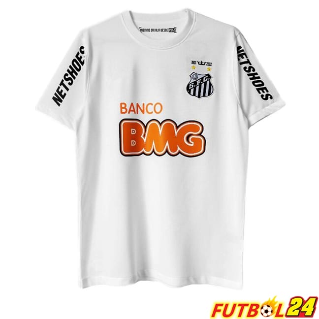 Camisetas De Futbol Santos FC Retro Primera Blanco 2012-2013