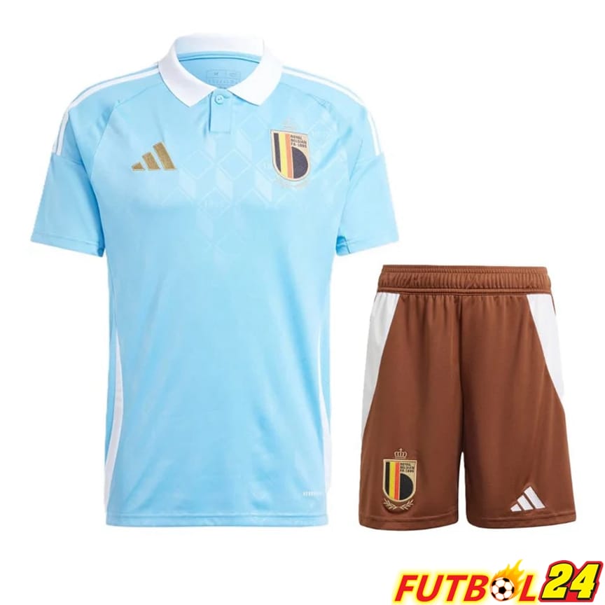 Camisetas Nacional Bélgica Segunda + Cortos UEFA Euro 2024