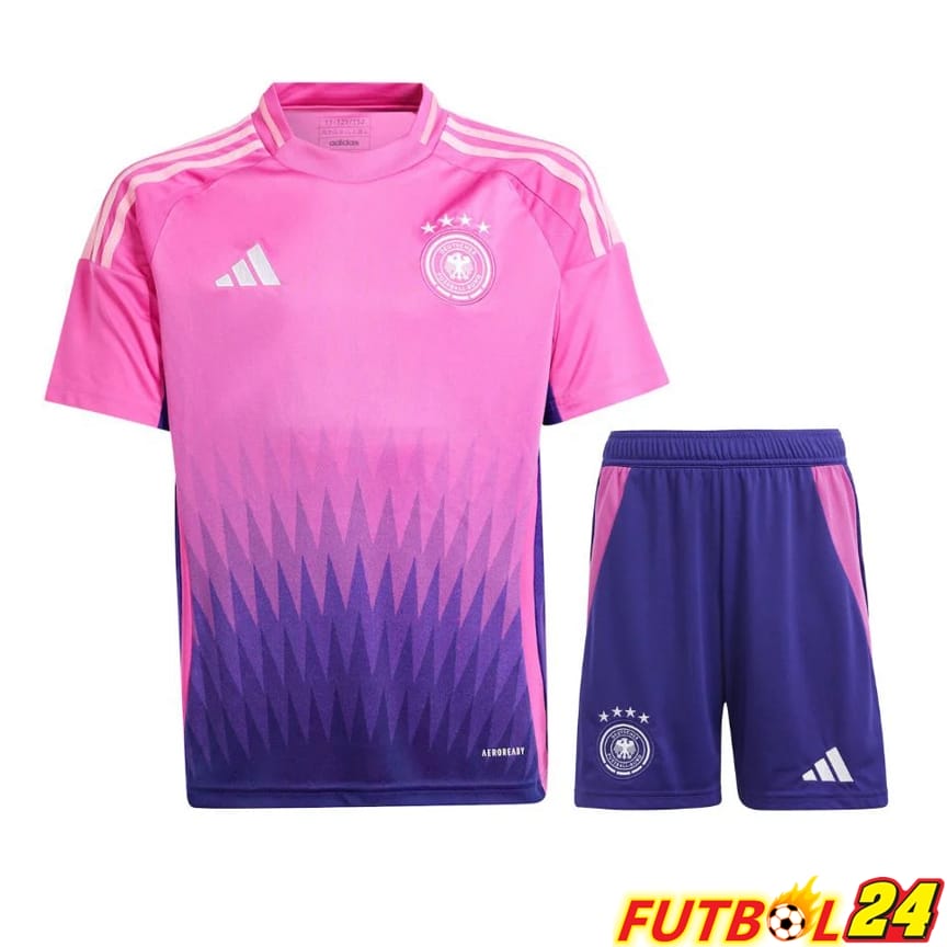 Camisetas Nacional Alemania Segunda + Cortos UEFA Euro 2024