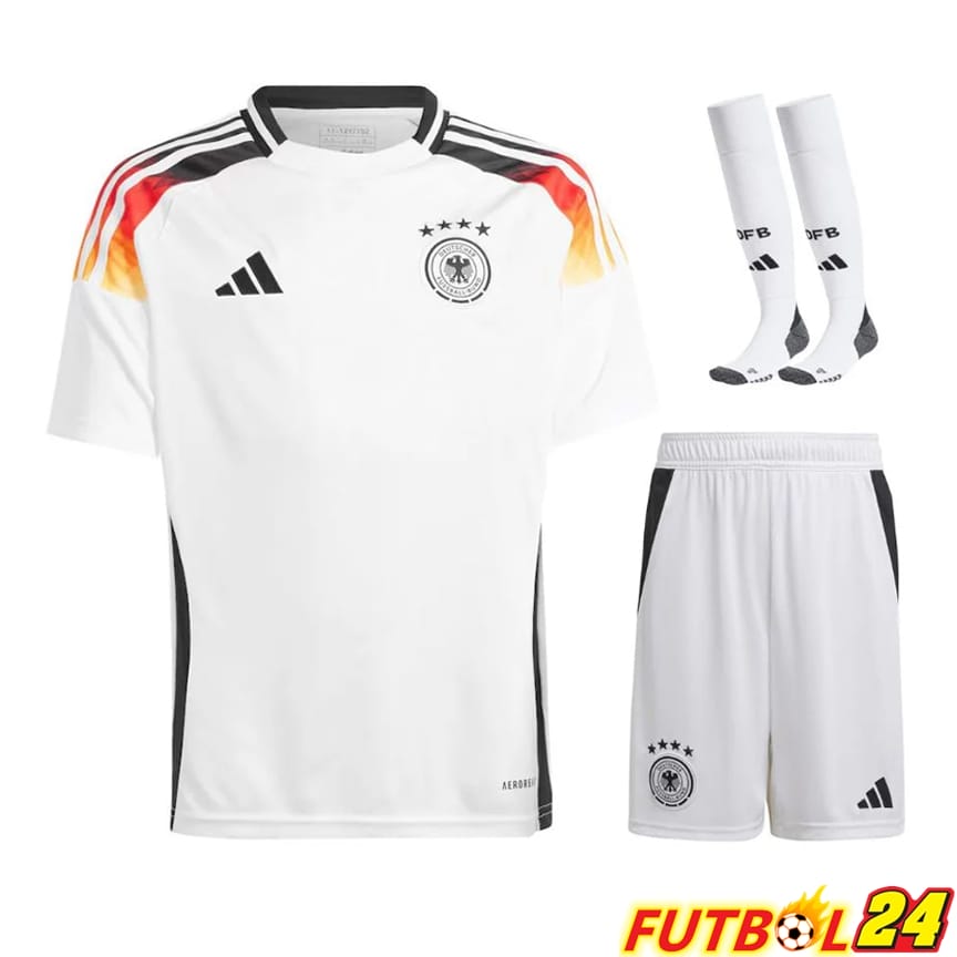 Camisetas Nacional Alemania Primera (Cortos + Calcetines) UEFA Euro 2024
